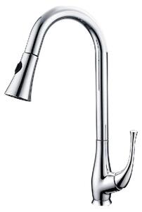 Solidchoice - Miscelatore per cucina con tubo estensibile, per acqua calda e fredda