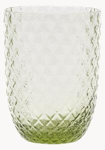 Set di 6 bicchieri in vetro soffiato Harlequin
