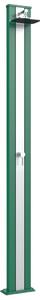 Doccia Solare da Esterno Giardino 30L Miscelatore Arkema Spring S Fascia Inox Verde