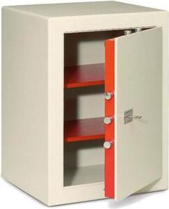 Technomax SEKUR LARGE KEY Cassaforte indipendente 85 L Arancione, Bianco