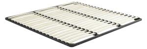 Rete a doghe 200 x 200 cm 3 x 19 doghe Senza piedi Nero - KALISTA di YSMÉE