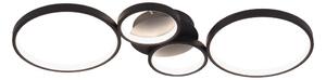 Brilagi - Plafoniera LED dimmerabile RINGO LED/34W/230V nera + telecomando