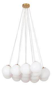 Brilagi - Lampadario sospeso con cavo GLOBE 15xE14/15W/230V bianco