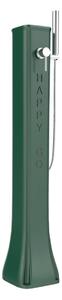 Doccia Solare da Giardino 23L Miscelatore e Doccetta Mobile Arkema Happy Go Verde Scuro