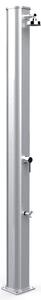 Doccia Solare da Giardino 40L Miscelatore e Lavapiedi Arkema Big Jolly Inox Paint