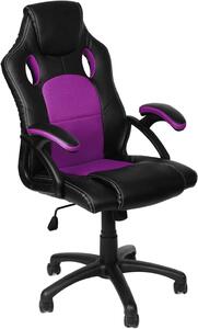 Sedia da ufficio, sedia da gaming, poltrona da ufficio, ergonomica, disponibile in 9 varianti di colore, braccioli imbottiti, meccanismo basculante, capacità di carico
