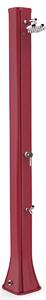 Doccia Solare da Giardino 40L Miscelatore e Lavapiedi Arkema Big Happy Five Cherry