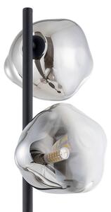 Brilagi - Lampada da terra VULCANO 3xG9/8W/230V nero/nero fumé