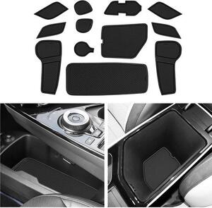 Tappetini antiscivolo automatici per EV6 GT 2024, in gomma, per console centrale, accessori