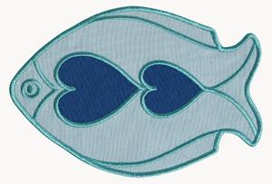 Set di 4 sottobicchieri fatti a mano Fish Splash