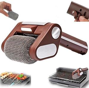 Pulitori elettrici per barbecue con illuminazione a LED, non richiedono il pre-raffreddamento, ideali per barbecue all'aperto