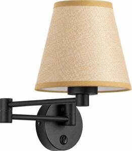 BRILAGI - Lampada da parete NUBILA 1xE27/15W/230V beige/nero