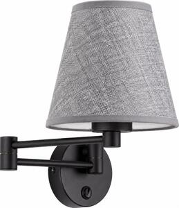 BRILAGI - Lampada da parete NUBILA 1xE27/15W/230V grigia/nera