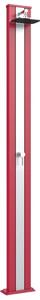 Doccia Solare da Esterno Giardino 30L Miscelatore Arkema Spring S Fascia Inox Cherry