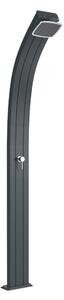 Doccia Solare da Esterno Giardino 25L Miscelatore Arkema Spring Grigio Antracite