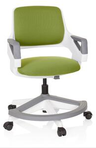 Hjh OFFICE sedia girevole KID FLEX sedia da scrivania per bambini regolabile in altezza con braccioli in tessuto