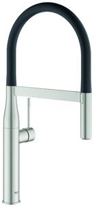 Miscelatore monocomando per lavello ESSENCE 1/2inch, bocca a U, soffione doccia professionale superste