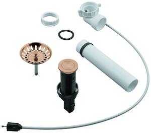 Grohe scarico a scomparsa 40986 Push eccentrico f. lavelli warm sunset geb