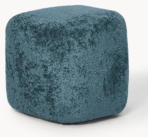 Pouf alto in teddy bouclé Wolke