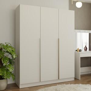 Armadio guardaroba moderno 3 ante 150xH200 Oliver beige