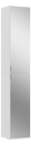 Armadio battente guardaroba componibile 2 ante specchio 30xH193 bianco lucido Chobs-13