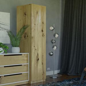 Armadio battente guardaroba 1 anta 50xH180 cm rovere oldwook Owen