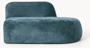 Chaise longue in teddy bouclé Wolke