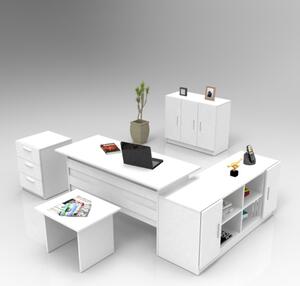 Arredo ufficio moderno completo bianco Task-8