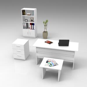 Arredo ufficio moderno completo bianco Task-3