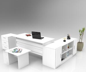 Arredo ufficio moderno completo bianco Task-5