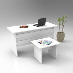 Arredo ufficio moderno scrivania tavolino bianco Task