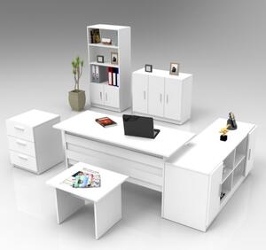 Arredo ufficio moderno completo bianco Task-9