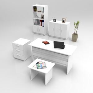 Arredo ufficio moderno completo bianco Task-6