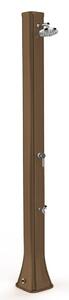 Doccia Solare da Giardino 40L Miscelatore e Lavapiedi Arkema Big Happy Five Dove Grey