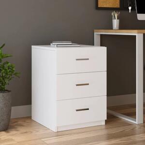 Cassettiera ufficio moderna 3 cassetti 45xH62 cm bianco Task