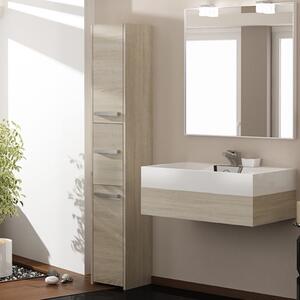 Colonna bagno moderna 3 ante 30xH170 rovere Idra