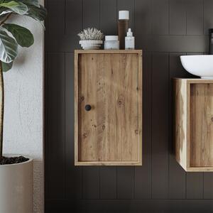 Colonna bagno bassa sospesa 1 anta 35xH60 cm rovere Lido