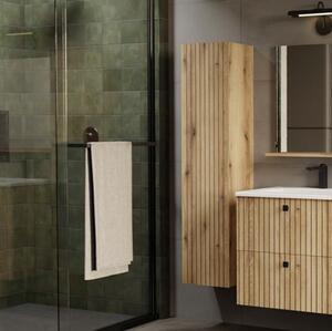 Colonna bagno sospesa moderna 31xH135 rovere Meari