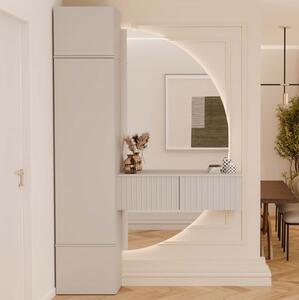 Colonna mobile ingresso moderno 50xH238 cm beige Berlino
