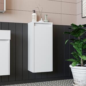 Colonna bagno sospesa 1 anta ripiano 30xH70 cm bianco Drift