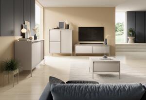 Credenza madia moderna 2 ante 3 cassetti 153xH81 beige Fedra