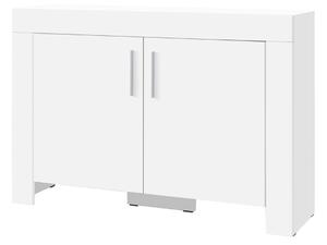 Credenza madia moderna 2 ante 120xH85 bianco Yuma