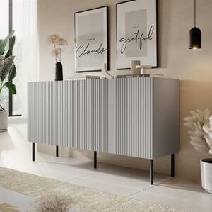 Credenza madia moderna 150xH81 3 ante grigio Atrix