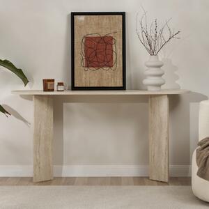 Consolle ingresso moderna design 150xH75cm marmo Nivea