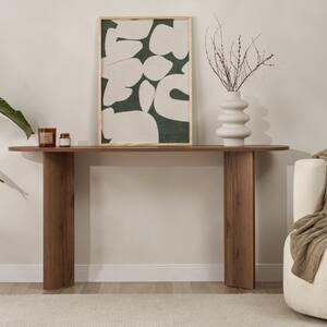 Consolle ingresso moderna design 150xH75cm noce Nivea