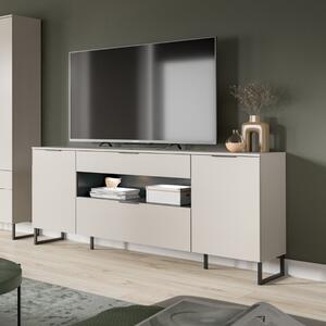 Credenza madia moderna 3 ante 1 cassetto 185xH80 beige Luxor