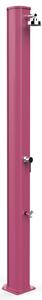 Doccia Solare da Giardino 40L Miscelatore e Lavapiedi Arkema Big Jolly Fuxia