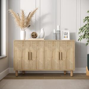 Credenza madia moderna design 4 ante 120xH73 cm rovere Galnor