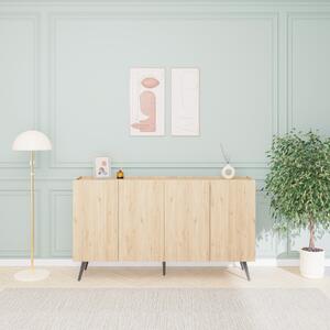 Credenza madia moderna soggiorno 180xH100 cm rovere Cooper
