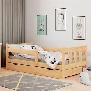 Lettino bambino neonato 80x160 con cassettone rovere Baby